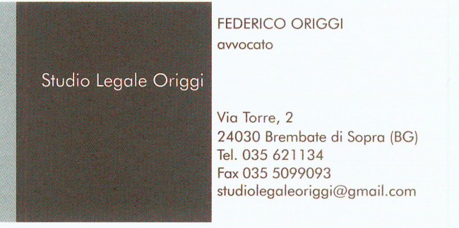 Studio Legale Avv. Federico Origgi